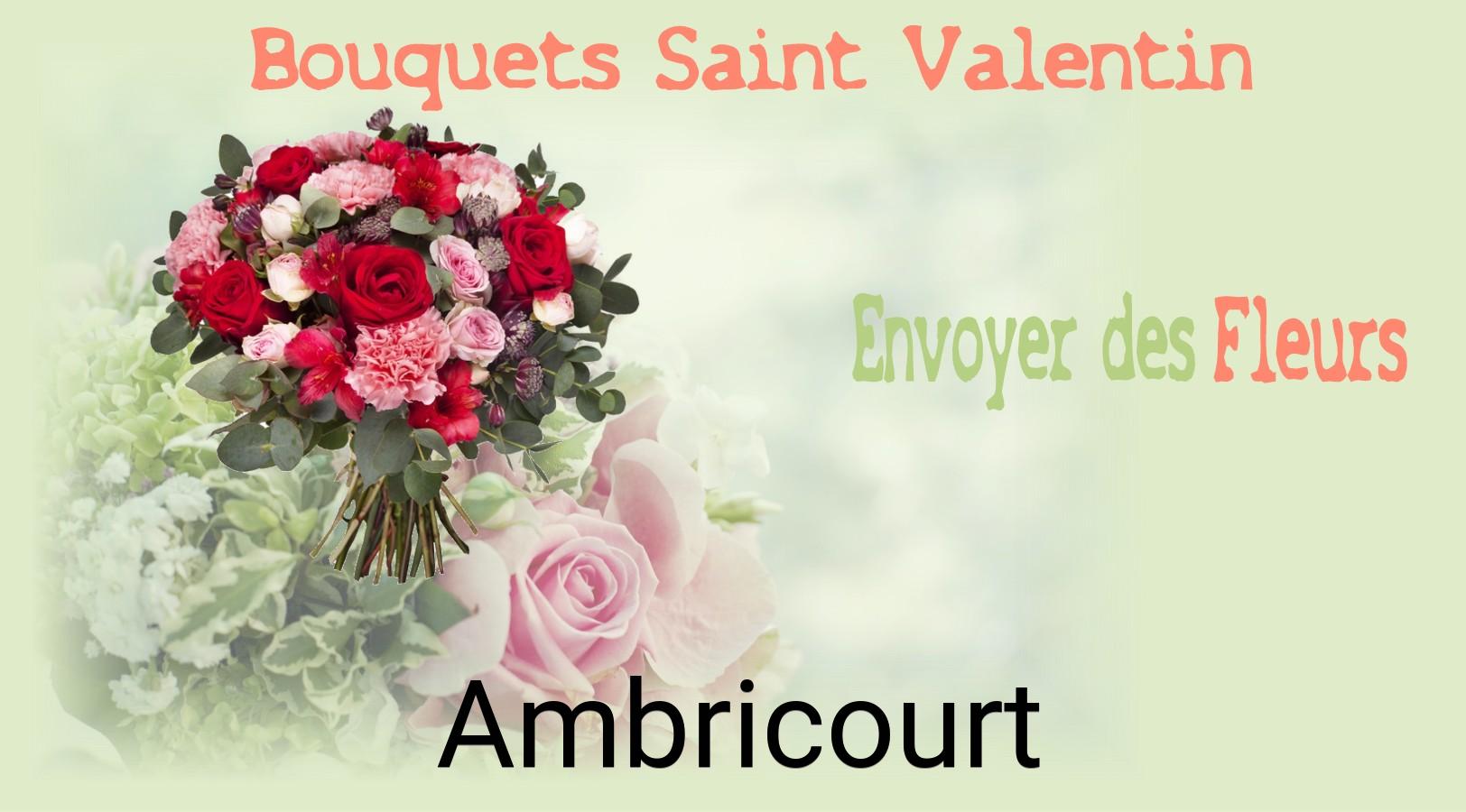 Roses de Saint-Valentin livrées à Ambricourt